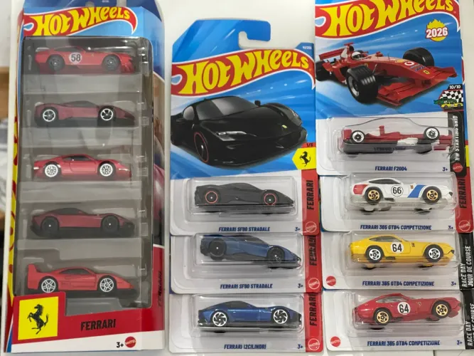 Hotwheels Ferraris