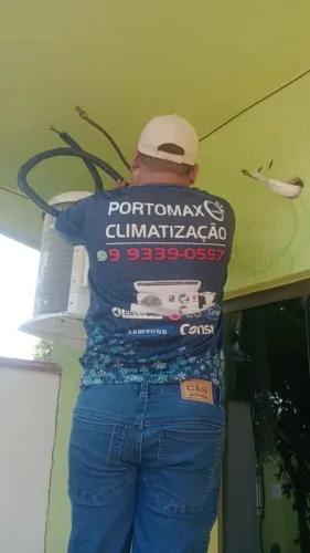 Limpeza de centrais de ar.