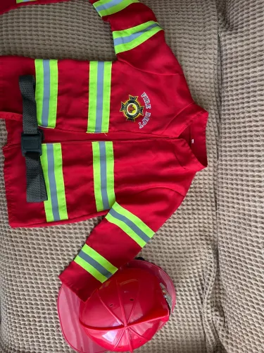 Roupa bombeiro infantil + totens