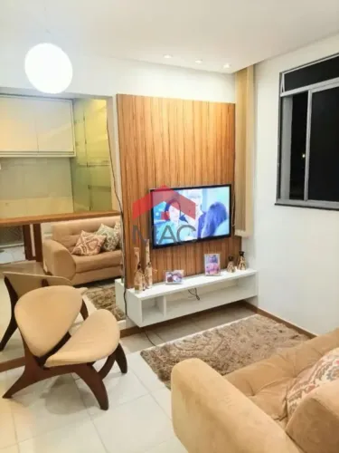 Apartamento para Venda em Lauro de Freitas, Caji, 2 dormitórios, 1 banheiro, 1 vaga