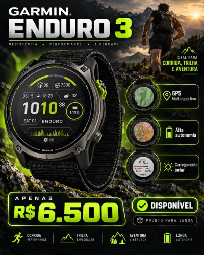 Garmin Enduro 3 51mm Solar Sapphire GPS Multiesportivo