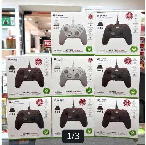 * PROMOÇÃO * Controle Gamesir G7 Pro Xbox Pc Android Com Dock Hall Rgo Cor PRETO ou BRANCO