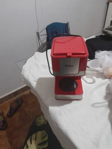 Cafeteira vermelha 