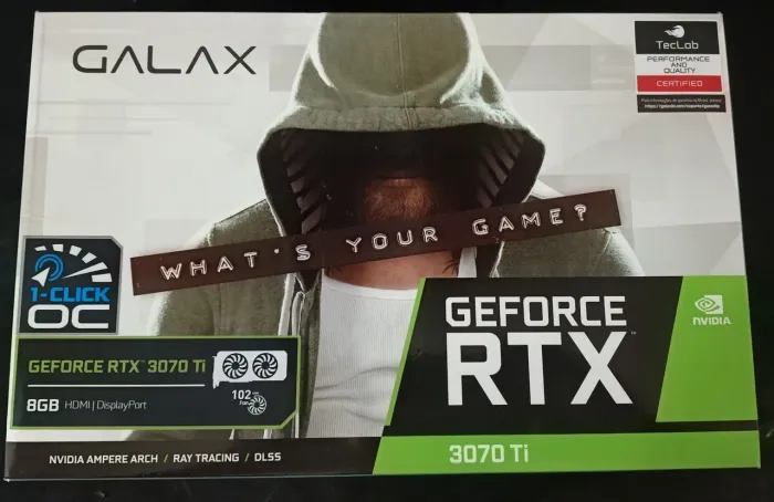 RTX 3070Ti GALAX PLACA DE VÍDEO NVIDIA