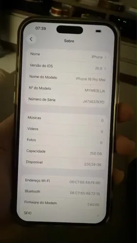 iPhone 16 pro Max 256