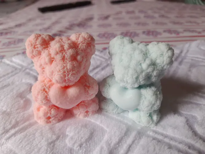 Sabonete Artesanal formato de Urso - Lembrancinha