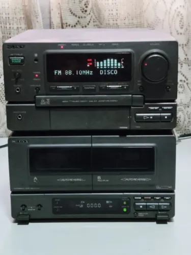 Central Sony Hcd-h1700 Raro Made In Japan Bom Estado PARA Arrumar