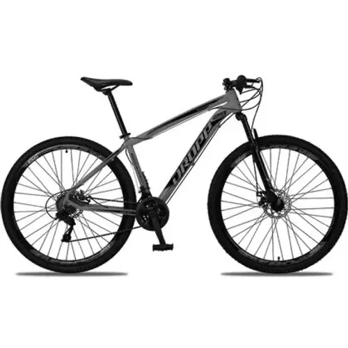 Bicicleta Dropp Aro 29 - Cinza com Detalhes Pretos - Pouco Uso