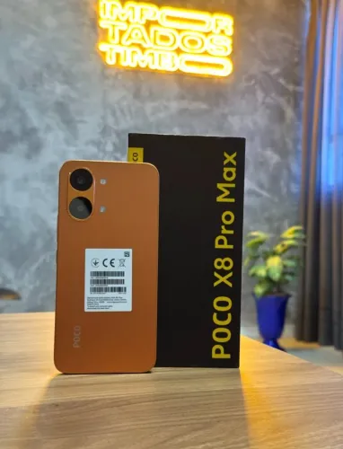 Xiaomi Poco X8 Pro Max 512GB Laranja Lacrados Originais Pronta Entrega Loja Física