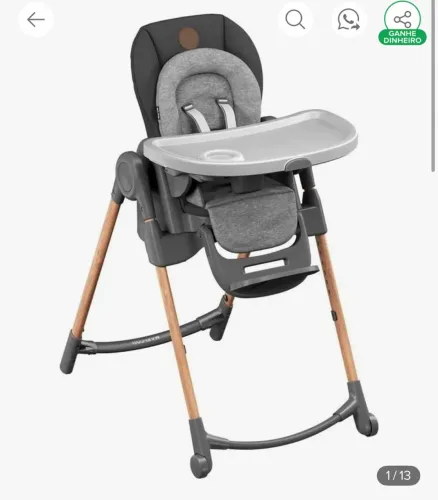 Cadeira alimentação maxi cosi 