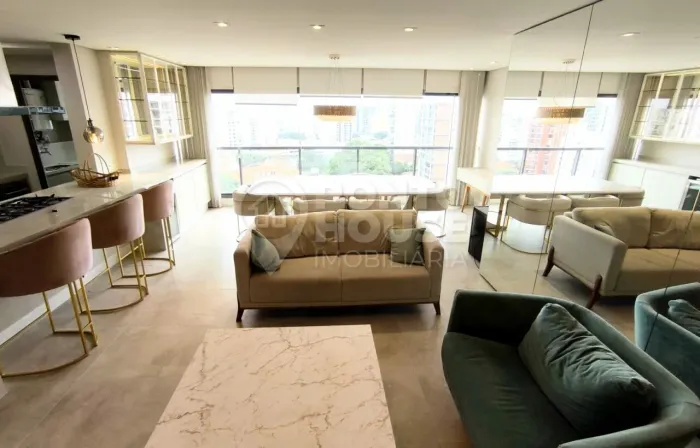 Apartamento mobiliado à venda/ locação, Mirandópolis, 94 m², 3 dorm. e 2 vagas