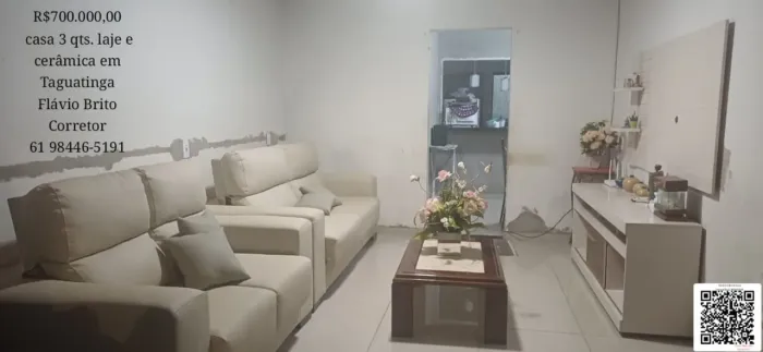 R$700.000,00 casa em Taguatinga * aceito veículo como parte de pagamento