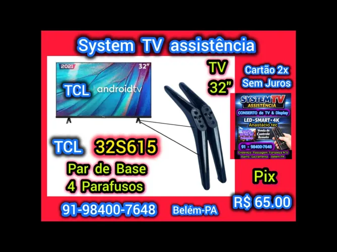 Base TV TCL 32S615