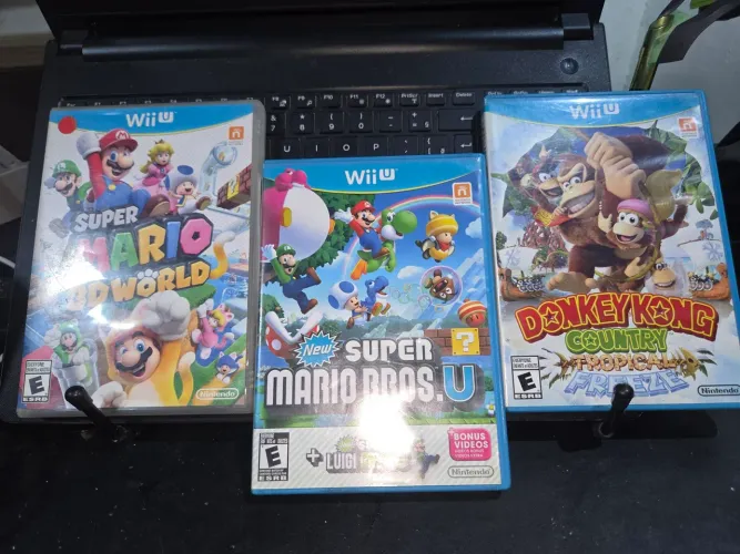 Lote 3 Jogos Nintendo Wii U - Originais e Completos (SÓ VENDO O LOTE!)