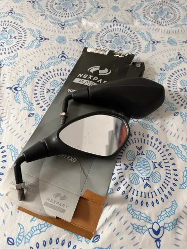 Retrovisor f800 rebaixado com aste curta