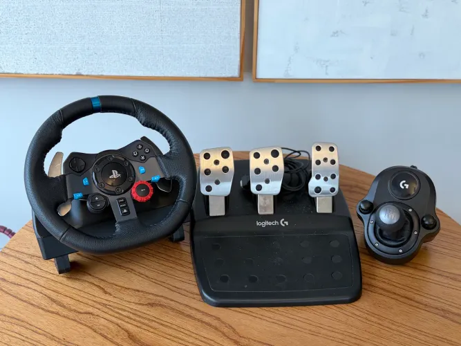 Logitech G29 PlayStation - Seminovo - completo 