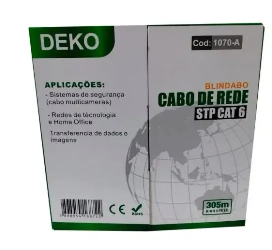 Cabo De Rede Cat6 Caixa 305m