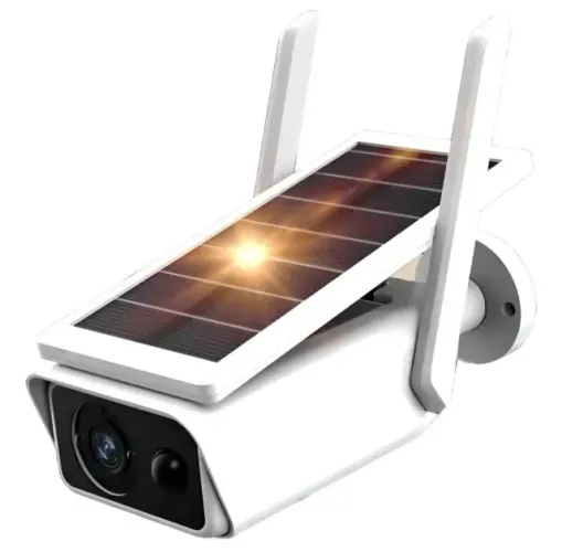 Câmera de Segurança Recarregável com Luz Solar FullHD Wi-fi Resistente à água 200W
