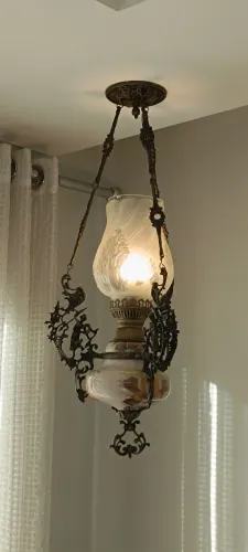 Luminária antiga 1 lâmpada