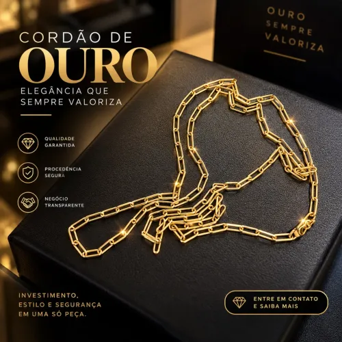 Vendo cordão de ouro