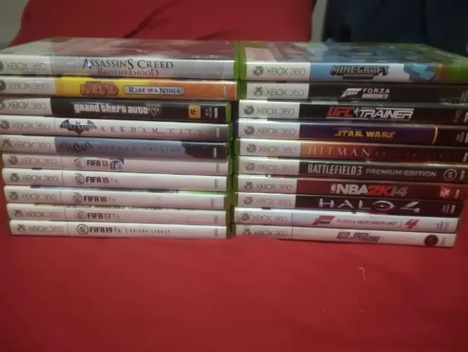 Lote 20 jogos xbox 360 originais