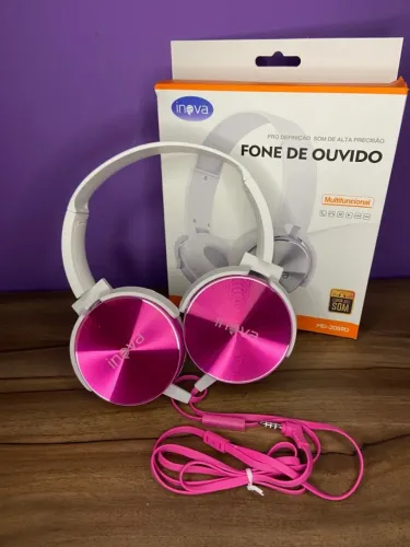 Fone de ouvido Headphone com Fio Bluetooth Inova MD-2059D 