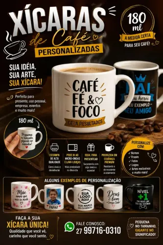 Xícaras personalizadas