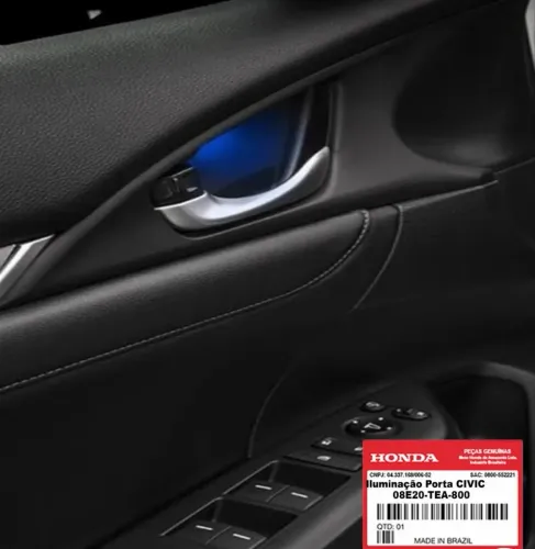 Kit iluminação porta Honda Civic 2017 a 2021 Novo genuíno