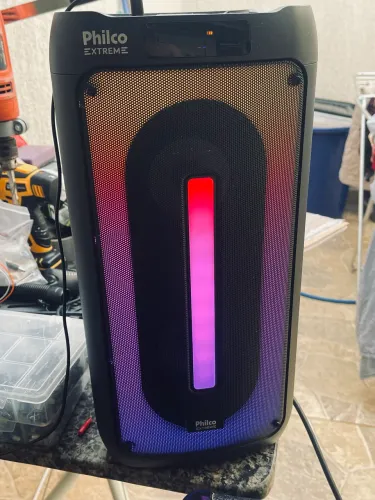 Caixa de Som Philco Extreme 350W Bluetooth 5.3 Luzes LED PCX4500