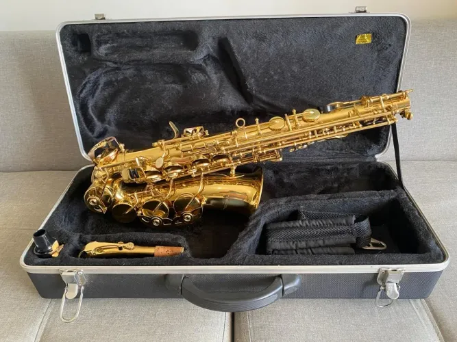 Saxofone alto Mib, marca Wogga