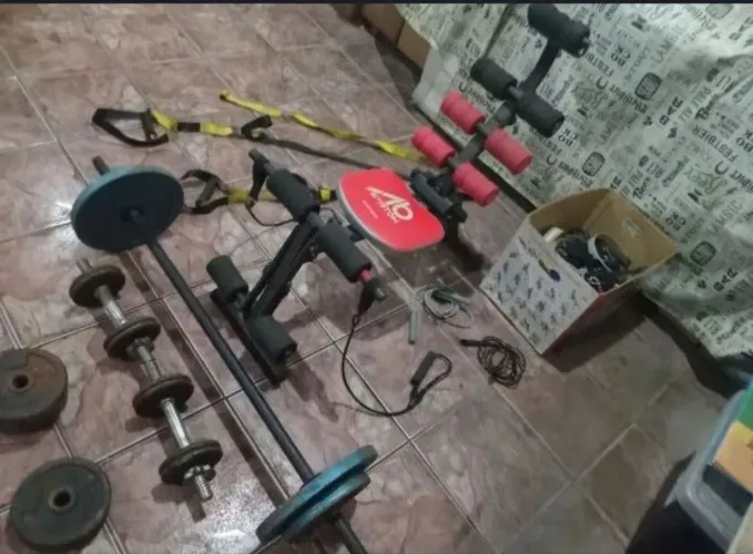 Equipamentos pra treinar