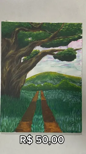 Telas tinta acrílica 40x30 e 33x23