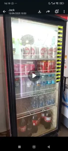 Freezer refrigerador coca cola