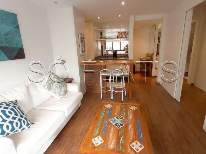 Lindo Flat em Moema, muito bem decorado, ótima localização. Com entrada imediata e sem fia