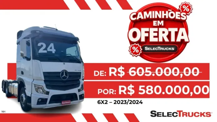 Mercedes-Benz Actros 2548 LS 6x2 | Selectrucks.