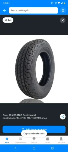 Pneu 225/75R16C Continental ContiVanContact 100 118/116R 10 Lonas