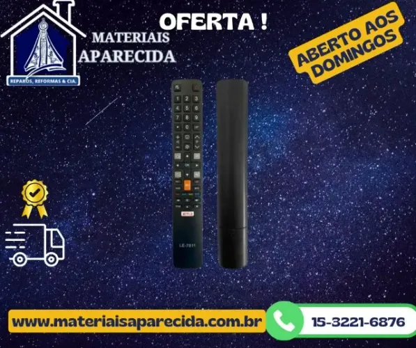 Controle Remoto para Tv TCL Smart Netflix 7811