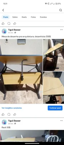 Mesa pra desenho arquiteto ou desenhista