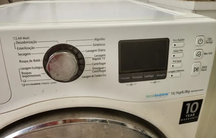 Lava e Seca Samsung 10,1 kg - Para Conserto ou Peças