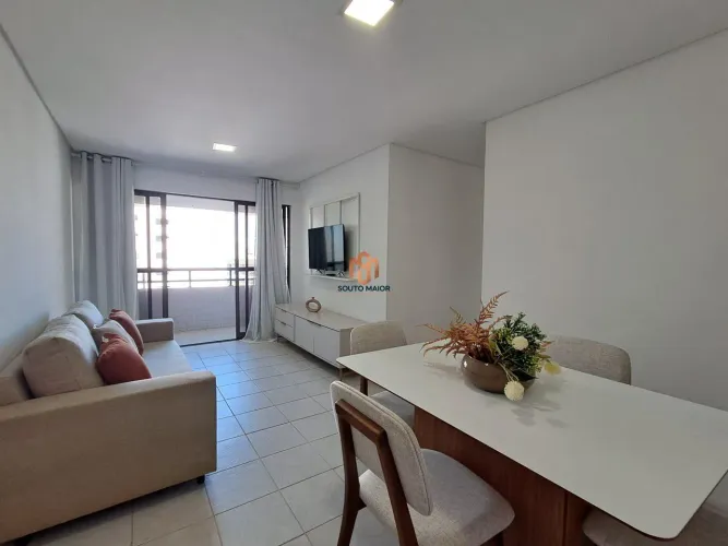 Apt° 72m² / 1° Locação/ Mobiliado/ 3 quartos / 2 suítes/ 2 vagas cobertas / Boa Viagem REF