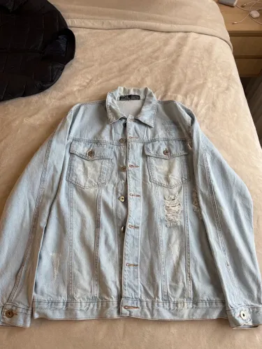 Jaqueta Jeans Claro tamanho G