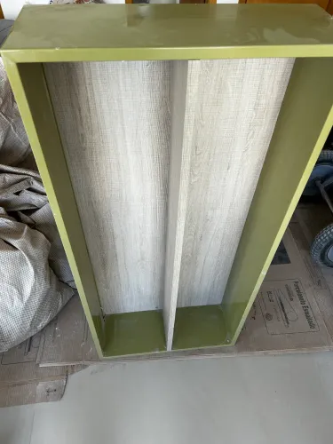 Conjunto painéis em laca verde pistache