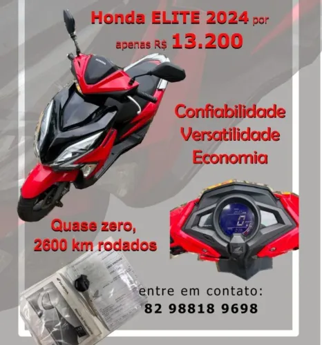 Honda Elite - confiabilidade, economia e versatilidade
