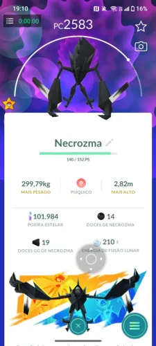 Pokémon Necrozma pokémon GO