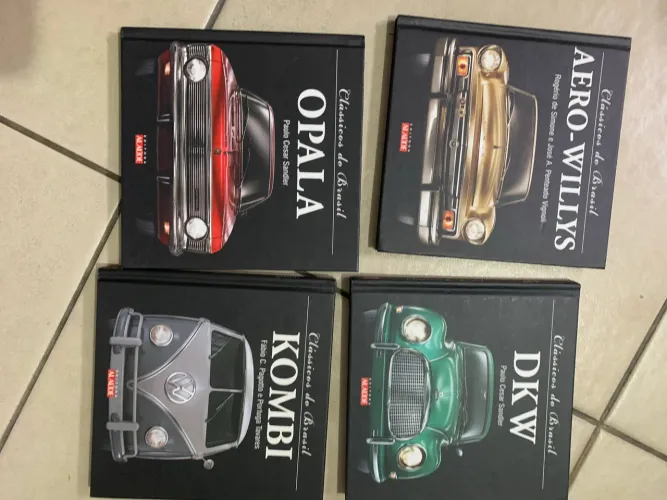Livros clássicos kombi,dkw,opala