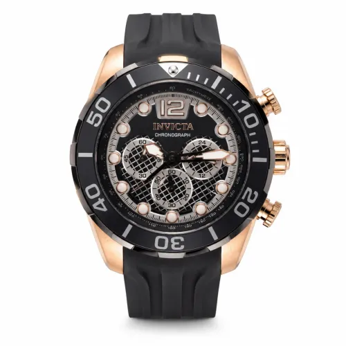 Relógio Invicta Pro Diver Cronógrafo Original Novo Na Caixa 48mm Rosé Gold