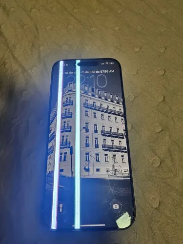 iPhone 17 Pro Max 512GB Azul - Tela Danificada