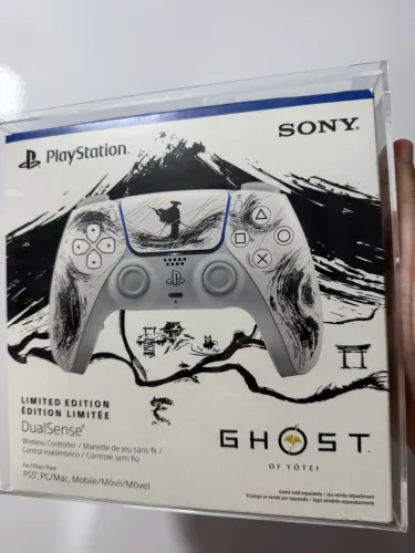 (LACRADO) Controle DualSense PS5 Edição Limitada Ghost of Yotei - Preto