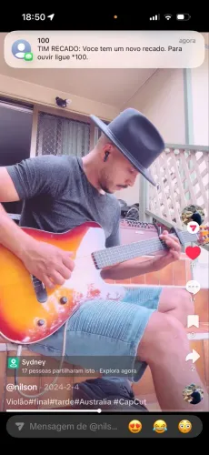 Amplificador boss pra violão