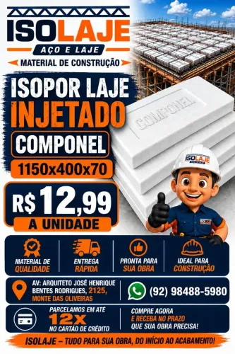Isopor Injetado P/ Laje Pré-Moldada